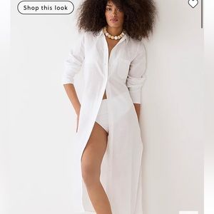 Large J.Crew Linen Button Down